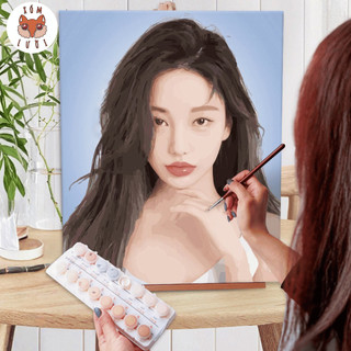 [HÀNG GIAO NHANH] Tranh Tô Màu Theo Số Cá Nhân Hóa nhiều kích thước - Phù hợp làm Quà tặng ý nghĩa