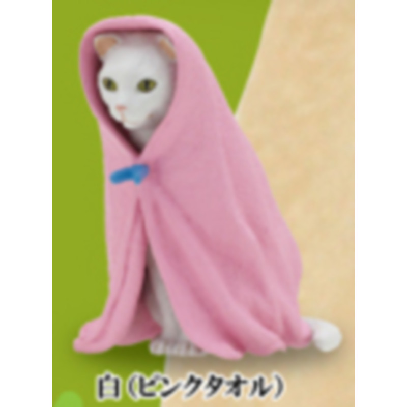 [BTF] Hàng có sẵn Nhật Bản Kitan Capsule Toy Cat kèm khăn Đồ trang trí Sanmao Cat Sabatra Cat R9NW