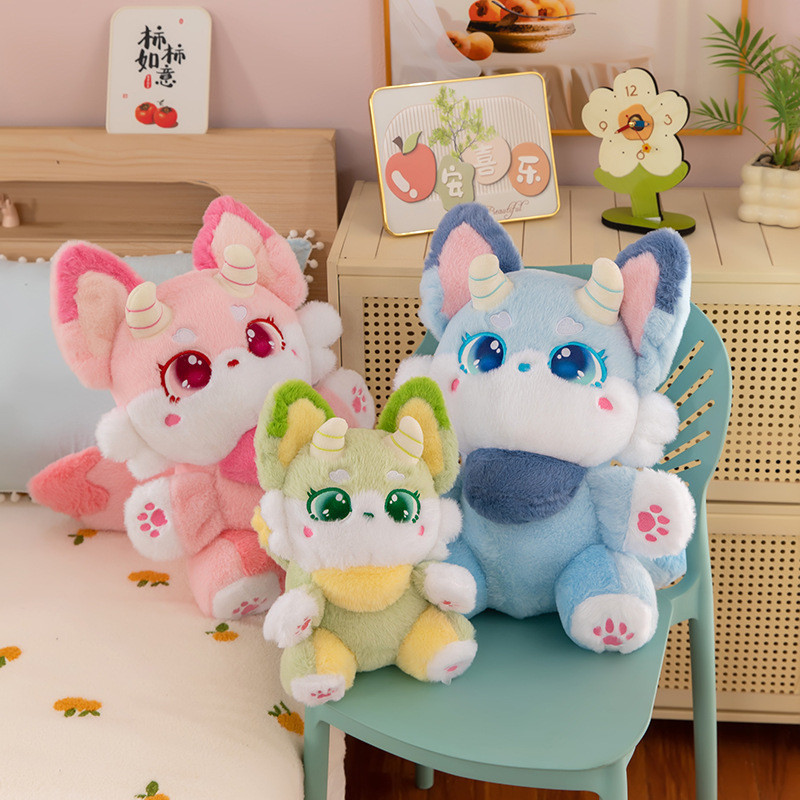 Gấu Bông Tiểu Quỷ Hồ Ly Nina Cao Cấp 35/50cm, Quà Sinh Nhật Cho Bé, Bạn Gái, Trang Trí Phòng Siêu Đáng Yêu