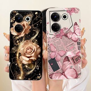 Ốp Bảo Vệ Camera Cho Tecno Camon 20 CK6 CK6n / Camon 20 Pro 4G CK7n / Camon 20 Pro 5G CK8n Vỏ Mềm Không Gian Thời Trang