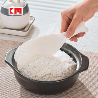 KM.Keli Muỗng Cơm Hình Cá Chống Dính Nhựa, Xẻng Thìa Cơm Gia Đình