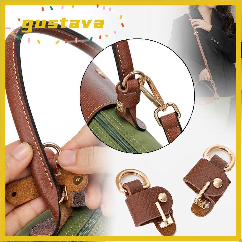 Dây da GUSTAVA, Dây đeo vai Khóa biến hình không đục lỗ, Khóa treo chuyển đổi thay thế cho Longchamp