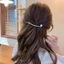 Đơn Giản Ngọc Trai Kẹp Cong Ếch Khóa Mũ Đội Đầu Kẹp Tóc Nữ Kẹp Tóc Đuôi Ngựa Kẹp Tóc Tính Khí Thanh Lịch Cao Cấp