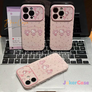 Ốp Lưng Cho IPhone 17 11 13 15 16 14 12 Pro Max air XR 16 7 15 14 8 Plus Bìa mềm in hình hoạt hình hoa hồng