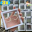 3 / 1 Hộp trưng bày trang sức nổi 3D - Dụng cụ sắp xếp trang sức - Chống oxy hóa, Chống trầy xước - Hộp lưu trữ màng PE - dành cho bông tai, Bao bì nhẫn / Giao hàng miễn phí