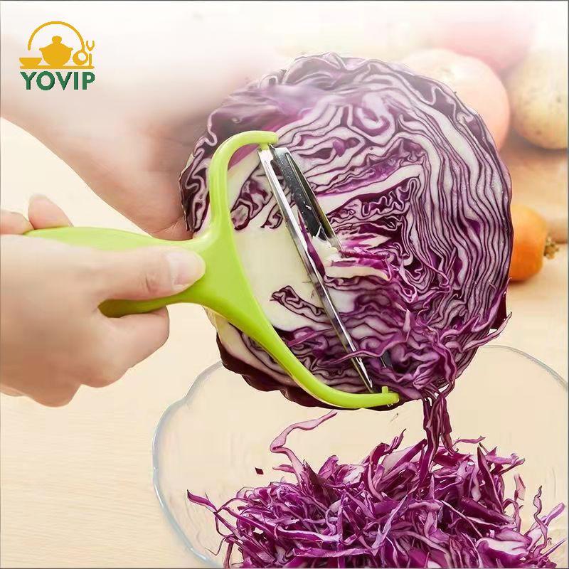 YOVIP Bắp cải Máy hủy tài liệu thủ công 3 trong 1 cho nhà bếp Máy thái rau củ bằng thép không gỉ Hoàn hảo để nấu Salad và khoai tây tại nhà VN