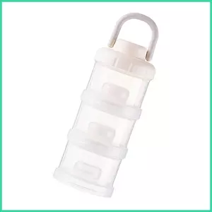 Hộp Bảo Quản Bột Sữa Chống Rò Rỉ Di Động Có Thể Xếp Chồng Hộp Đựng Công Thức Với Ba Phần Cho sonlekvn