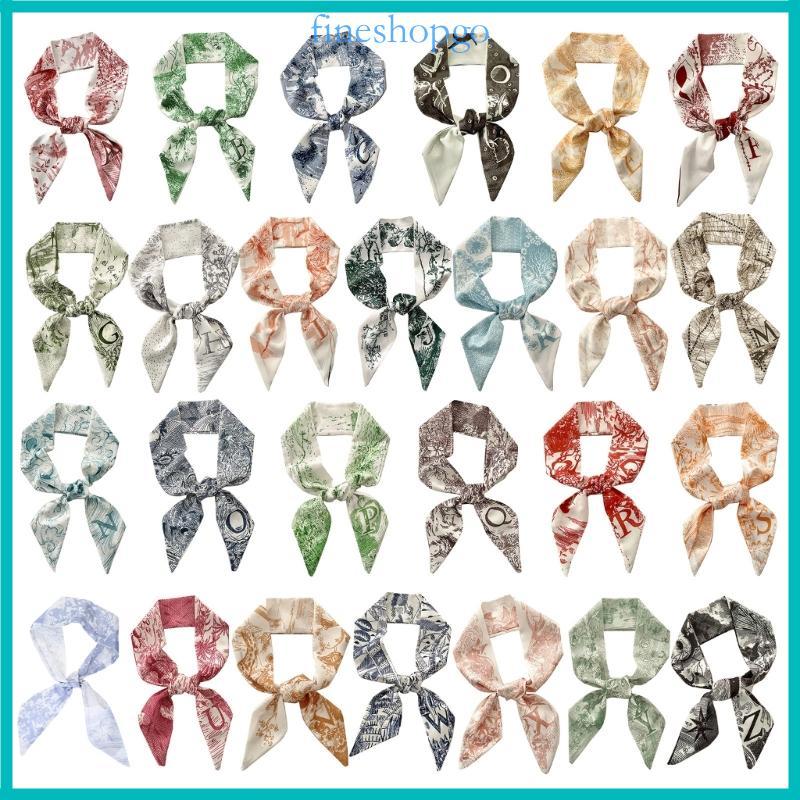 Khăn Satin kiểu Pháp dài, Bandana, Hairband
