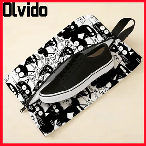 Túi đựng giày OLVIDO dành cho du lịch, Túi đựng giày du lịch chống nước chống bụi, Túi đựng giày di động có thể tái sử dụng bằng nhựa PVC Túi đựng giày du lịch cần thiết