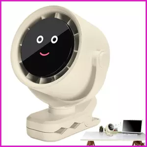 Kẹp trên Quạt Kẹp-On Quạt Sạc Di Động Xoay 720 Độ 5 Tốc Độ Nóng Thời Tiết Thiết Bị Cho Xe Đẩy lyuvn