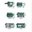 PNPIA- 6 Túi đựng lưới trong suốt Dụng cụ sắp xếp đa năng di động cho đồ vệ sinh Điện tử Du lịch tại nhà