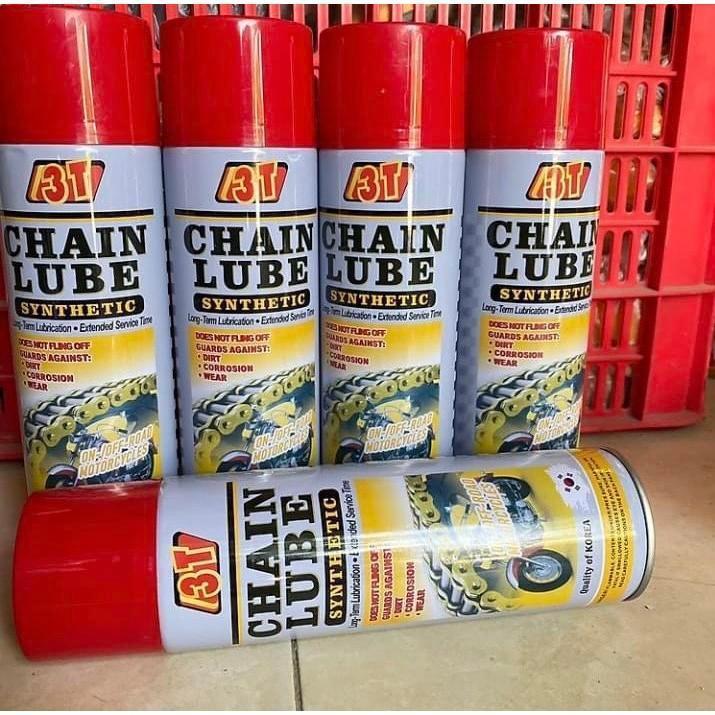 Chai xịt dưỡng xích xe máy 3T Chain Lube - Xịt dưỡng bôi trơn sên xích xe máy Phụ Tùng