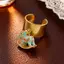 PNPIA- Thời Trang Men Màu Pony Mặt Dây Chuyền Nhẫn Sáng Tạo Tinh Tế Ngựa Mở Nữ Mặt Dây Chuyền Nhẫn Phụ Kiện Trang Sức Quà Tặng