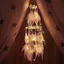 Dream Catcher Puff Shop Dream Catcher Thành phẩm Dream Wind Chime Mori Series Girl Heart Room diy Handmade Air Đồ trang trí 30306