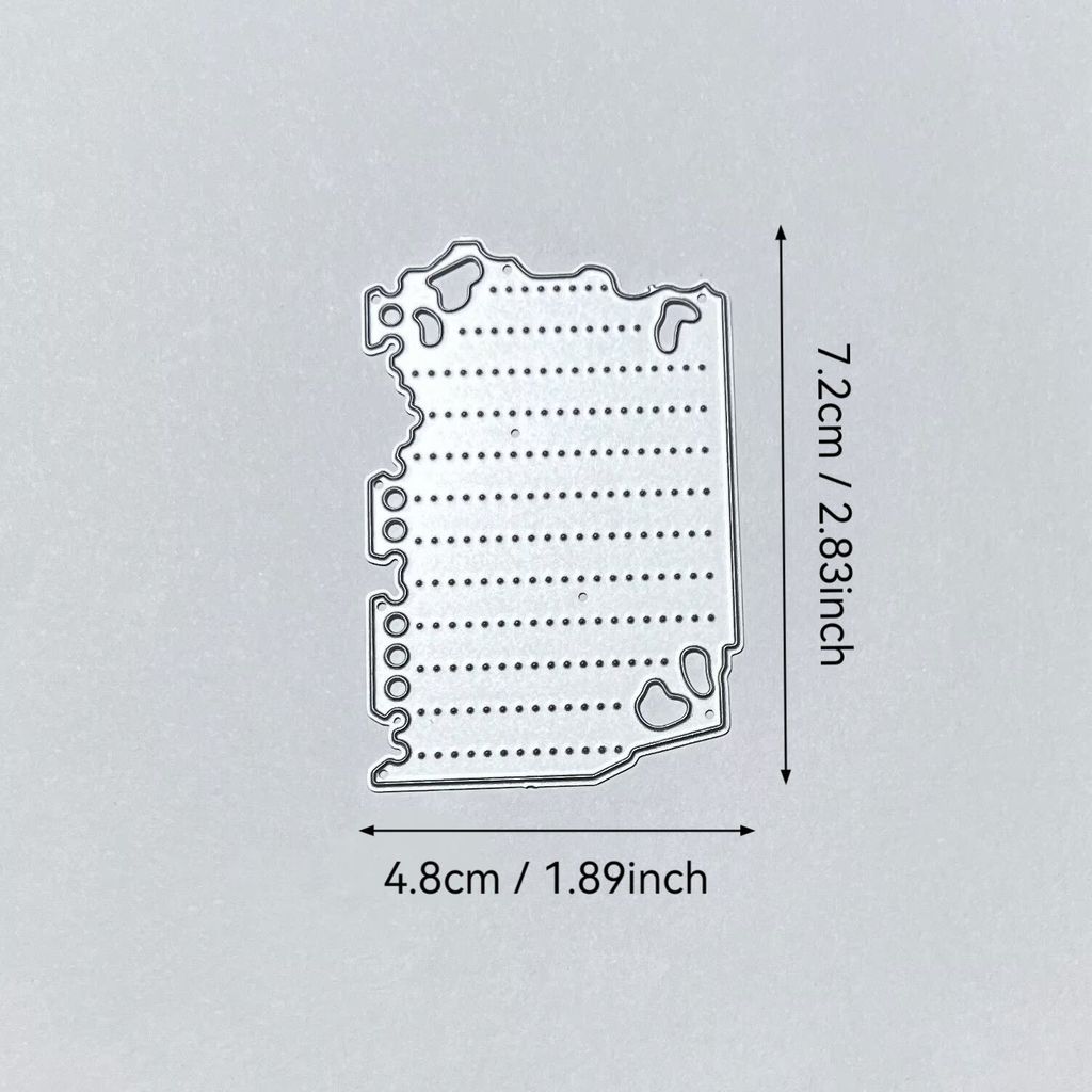 Retro Chất Kết Dính Kim Loại Thép Carbon Cắt Khuôn DIY Vải Album Ảnh Thiệp Chúc Mừng Cắt Chết Giấy Thủ Công Sổ Lưu Niệm Dập Nổi Khắc Bản Mẫu