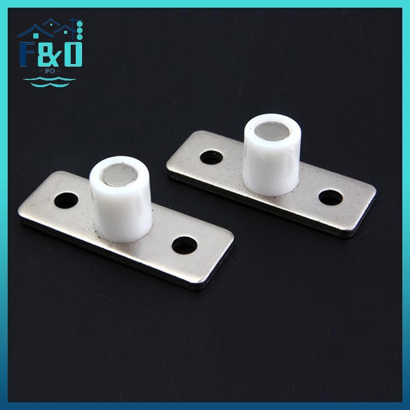 [F & O] 2 Cái Giá đỡ con lăn dẫn hướng cửa gỗ trượt trên sàn {vn}