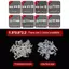 100 Chiếc Kính Không Vành Chiều Dài 7mm / 2.2mm Cắm Cao Su Đôi Lo Bule Cho Phụ Kiện Thiết Bị Kính Kính Theo toa Phụ Kiện Mới