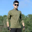 Thể Thao Ngoài Trời Nhanh Khô Áo Thun Nam Leo Núi Nửa Zipper Co Giãn Đứng-