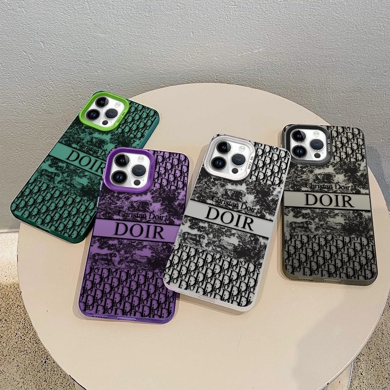 Ốp lưng Dior nhiều màu độc đáo, thiết kế cho giới trẻ thời trang Bảo Vệ Camera Cấp iPhone 17/16/15/14/13/12/11/X/XS Max