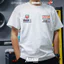 Áo thun có sẵn phong cách rộng thùng thình Thái độ cấp độ 1 đam mê đua xe in cổ điển 100% Cotton Nam Nữ Áo thun cổ tròn tay ngắn