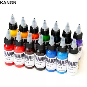 KANGN Hình Xăm Thực Hành Màu Sắc, 30ML Đỏ Vàng Mực Xăm, Bán Trắng Xanh Cơ Thể Nghệ Thuật Hình Xăm Mực Sắc Tố Hình Xăm Cung Cấp Hình Xăm