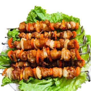 [COD] Que Xiên Nướng Inox 304 Chống Gỉ 20cm/30cm - Bộ 5/10 Cái, Dùng Cho BBQ, Bếp Than, Lò Nướng