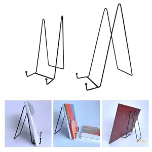 Ở Lại Trang Trí Kim Loại Màn Hình Đứng Tấm Trưng Bày Giá Đỡ Khung Hình Giá Đỡ Giá Đỡ Giá Đỡ Cho Sách Nghệ Thuật Hình Ảnh Và Pla