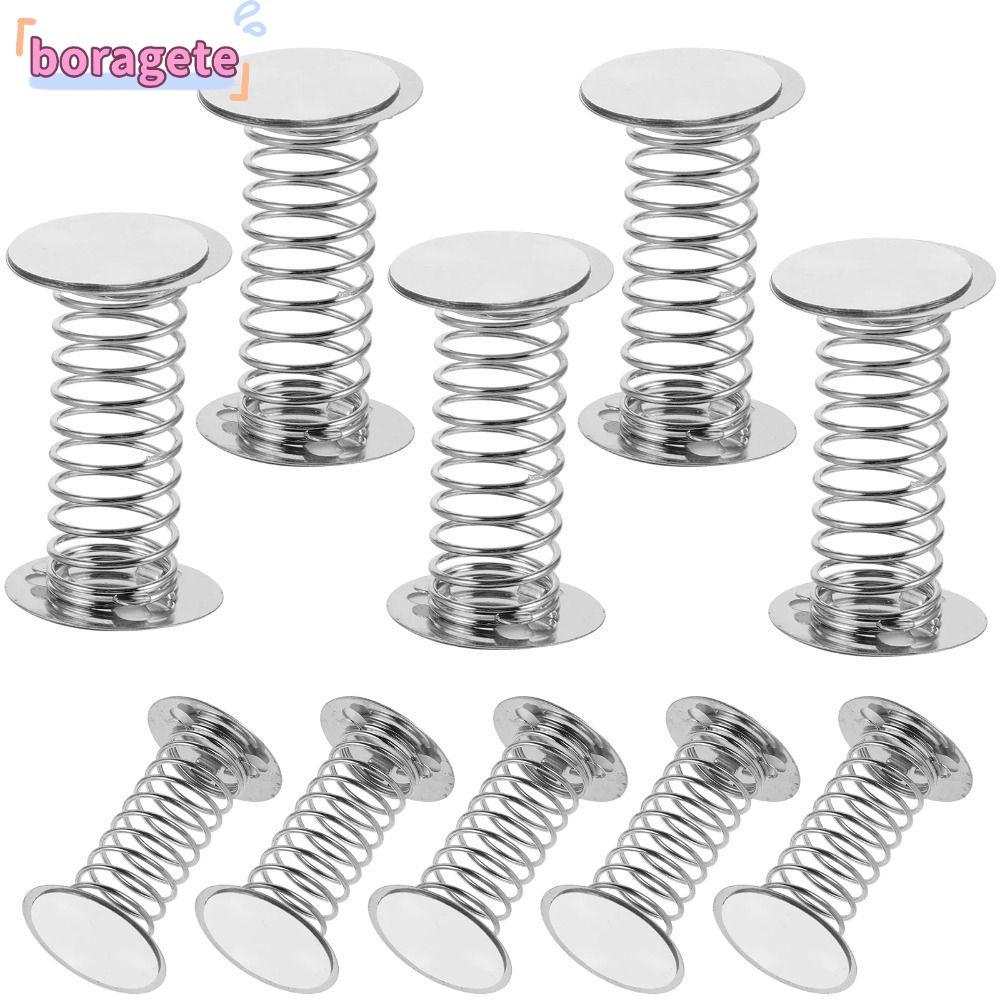 BORAGETE 10 CÁI Đế lò xo, Phụ kiện đồ chơi Bảng điều khiển đồ chơi Bouncing Standee Spring, 2.5cm Trang trí nội thất ô tô Đầu lắc bảng điều khiển xoay