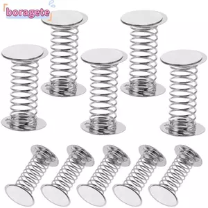 BORAGETE 10 CÁI Đế lò xo, Phụ kiện đồ chơi Bảng điều khiển đồ chơi Bouncing Standee Spring, 2.5cm Trang trí nội thất ô tô Đầu lắc bảng điều khiển xoay