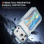 Đế đựng thẻ, Dành cho iPhone 17 Pro Max và iPhone 17, Ốp điện thoại trong suốt, Tương thích với iPhone 16, 15, 14, 13, 12, 11, XR, Vỏ bảo vệ nhỏ gọn, Chống sốc, Bảo vệ