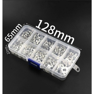 AIMVUKES Hộp cos 320chiếc, thiết bị đầu cuối nối dây điện, cos tròn, cos Y, kìm bấm cos
