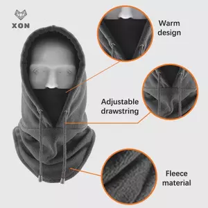 Lông Cừu Balaclava Mũ Beanie Ấm, Chống Gió, Phù Hợp Cho Trượt Tuyết - Nam/Nữ
