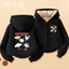 Áo Hoodie nữ Kuromi Zip Áo khoác có mũ trùm đầu hoạt hình hợp thời trang Nhẹ thoải mái Phong cách hàng ngày