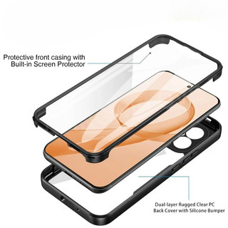 Dành Cho OPPO A6t A6X A6 A6T Pro 4G 5G 2025 360 Ốp Điện Thoại Plus Flip Cover 360° Ốp lưng bảo vệ chống sốc bằng silicon mềm hai mặt