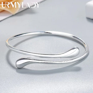 Vòng tay bạc 925 nước Mỹ giọt lắc, trang sức dự tiệc thời trang