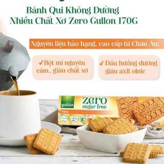 Bánh Kem Xốp Vani Và Socola Không Đường Gullon 180g, Thơm Ngon, Ăn Vặt Không Lo Đường