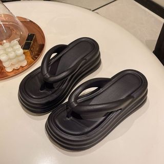Phong Cách Mới EVA Khử Mùi Flip-Flops Nữ Mặc Ngoài Đế Dày Flip-Flops Chống Trơn Trượt San