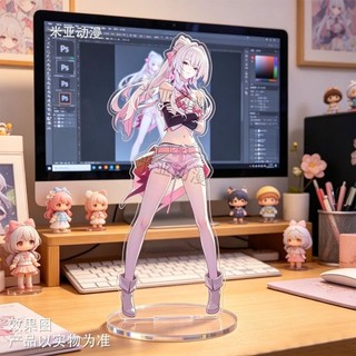 Aemeath Hiyuki Denia Rover Anime Gió hú Sóng Đồ Chơi Nhân Vật Người Phụ Nữ Hoạt Hình Cosplay Mô Hình Búp Bê Đứng Đồ Chơi Acrylic