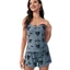 2026 In Hình Trái Tim Suspender Quần Short Sense Vest Phù Hợp Với Loungewear Bộ Đồ Ngủ 5.12
