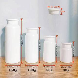 ELBBKG Chai Bột Talcum Có Thể Đổ Lại 30 / 50 / 100 / 150g Hộp Đựng Bột Mỹ Phẩm Lọ Rỗng Mới