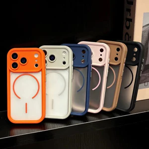 Lưới tản nhiệt Thích hợp cho iPhone 17 16 15 14 13 12 11 Pro Max Plus Vỏ điện thoại chống sốc thoáng khí từ tính