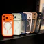 Lưới tản nhiệt Thích hợp cho iPhone 17 16 15 14 13 12 11 Pro Max Plus Vỏ điện thoại chống sốc thoáng khí từ tính