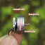 1S-2S 3.7V 7.4V 15000KV Động cơ không chổi than 3 pha nhỏ 14mm Động cơ tốc độ cao Trục 1,5mm cho RC Đẹp