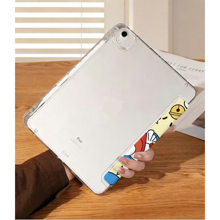 Ốp Lưng Doraemon iPad Air 4/5/6/7/8 Pro 11 12.9 Y-fold Hoạt Hình Chú mèo máy cho iPad A16 Gen 12 11 10 9 8 7 6 5 Mini6/7