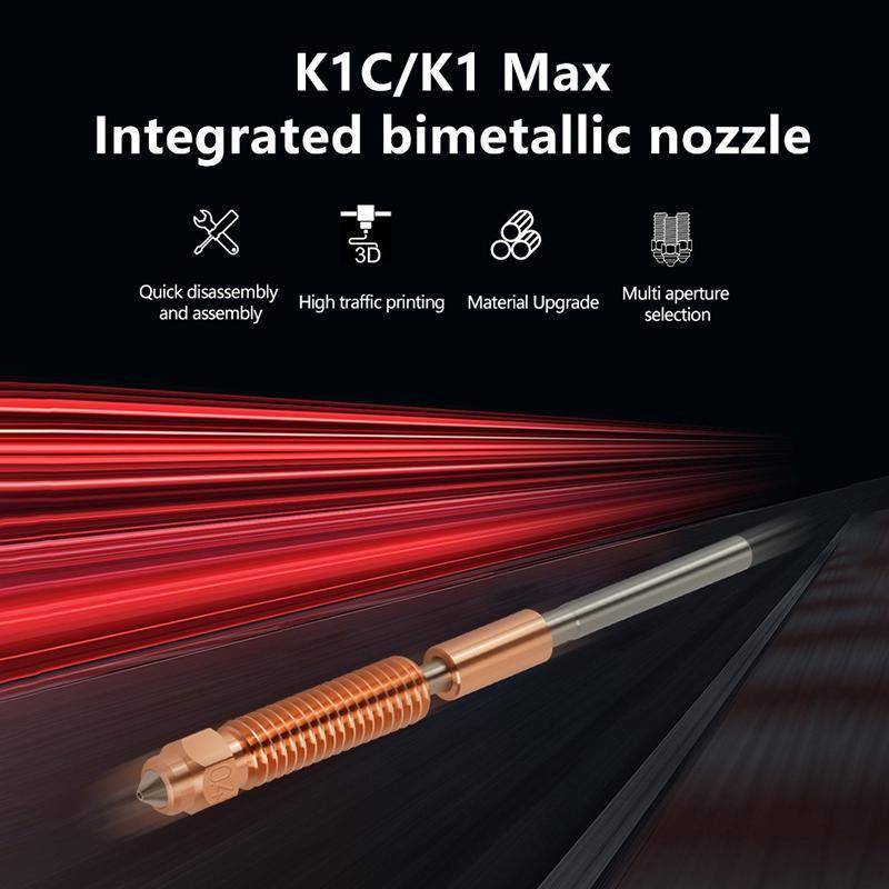 CANAMEK Creality K1C K1 Max K1 SE Máy in 3D Qui Swap Bộ vòi phun Bảo trì lâu trôi miễn phí cho lớp học và phòng thu K2 SE CSF