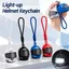 Mặt dây chuyền đèn ngủ Mini SMILE, Móc khóa mũ bảo hiểm phát sáng thực tế nhẹ, Túi đựng mũ bảo hiểm hoạt hình đa năng độc đáo Chìa khóa quyến rũ / Trang trí ba lô