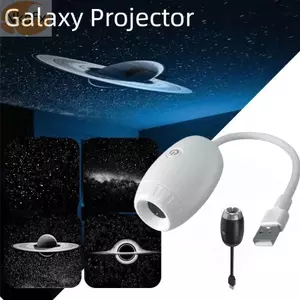 Đèn LED bầu trời đầy sao NKSFX, Máy chiếu Galaxy 5V1A lấy nét có thể điều chỉnh, 3 mức độ sáng có thể điều chỉnh Phạm vi lớn Đèn chiếu khí quyển Sao Thổ