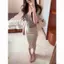 Mùa hè 2026 Phong cách mới Áo len dệt kim lụa băng phong cách mỏng Áo len dệt kim ren giữa chiều dài nhẹ Phong cách trưởng thành Slimmer Look Pure Desire Suit