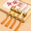 Năm Mới Hồng Ruyi Mặt Dây Chuyền Ngày Lễ May Mắn May Mắn Dân Tộc Phong Cách Rỗng Thương Hiệu Chuông Gió Nhà Ban Công Nhập Nhắc Nhở 30306