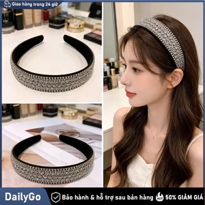 Băng đô vintage Czech sang trọng dành cho buổi tiệc, sự kiện Lấp lánh, Đá kim cương
